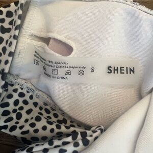 SHEIN Black and White Bikini